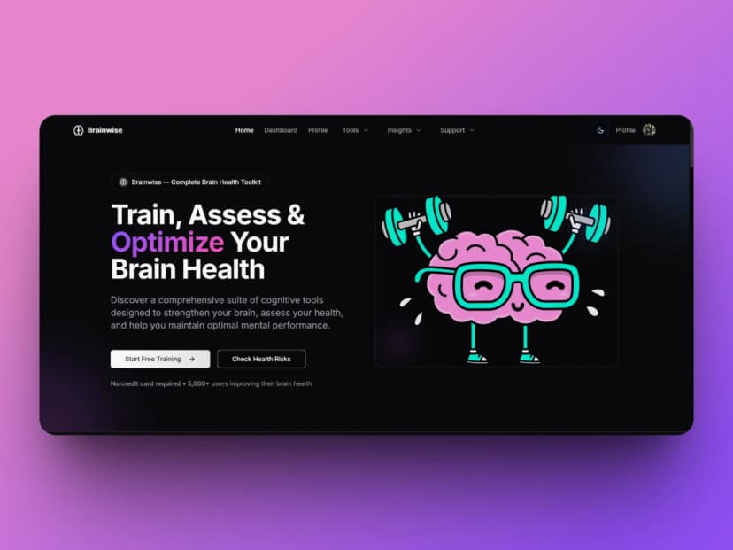 Care4Brain - Educational platform website for cognitive development courses and training programs